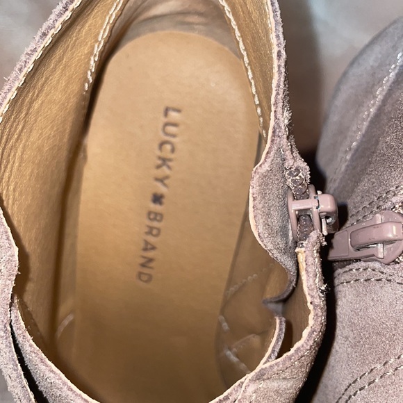 Mini booties Wedge, suede - Picture 2 of 5